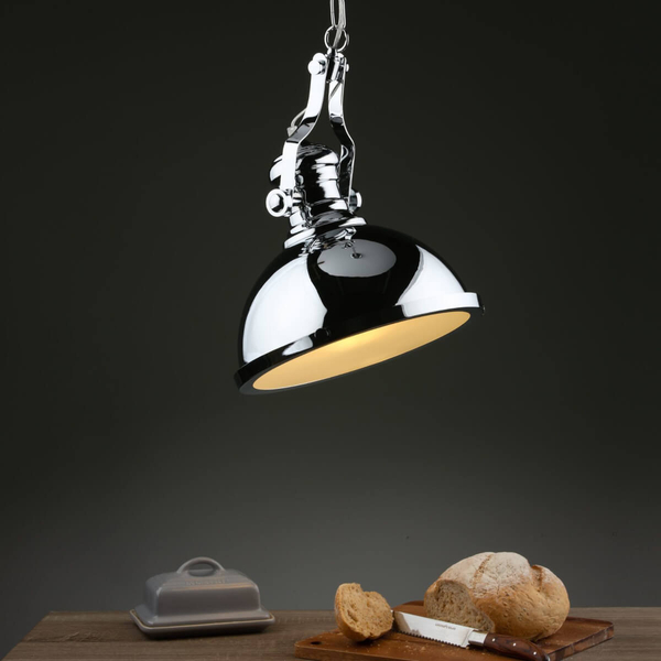 Lampa wisząca Arona ARO0138 Dar Lighting vintage metalowa chrom