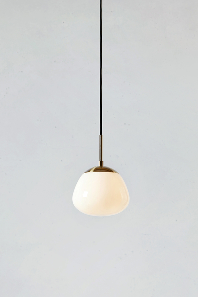 Szklana lampa wisząca Rise 108548 Markslojd klasyczna biała złota