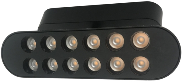 Ruchoma lampa do systemu szynowego Neo AZ5122 LED 12W 1-faz czarna 