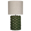 Lampka nocna abażurowa Jayden JAY4224 ceramiczna zielona