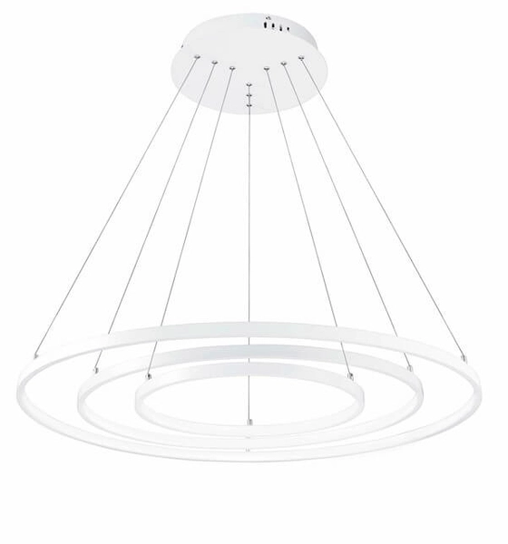 Ledowy żyrandol BANOS LE99323 pierścienie 145W białe