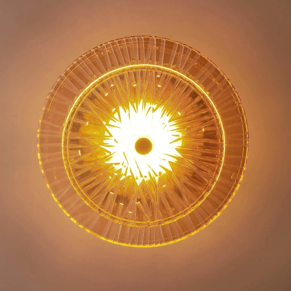 Kinkiet ścienny LUXIO ST-3315-2 copper Step LED 6W 3000K bursztynowa