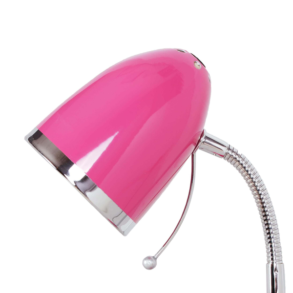 Dziecięca lampka na biurko Kajtek K-MT-200 nowoczesna różowa
