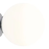 Kulisty kinkiet szklany Ball 1076C4_S Aldex lampa do pokoju biała chrom