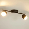 Lampa sufitowa natynkowa Mila 2 41341 do jadalni tuby czarny