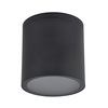 Zewnętrzna lampa sufitowa Ohio outdoor IP54 czarna tuba nowoczesna
