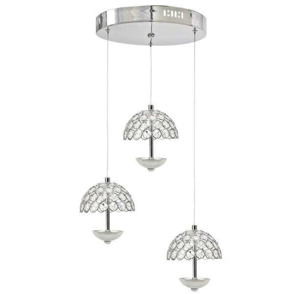 Lampa wisząca kryształowa VENUS ML316 LED 5W 4000k glamour chrom
