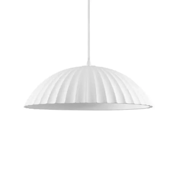 Betonowa lampa wisząca nad stół GIRONTO LE45302 do jadalni biała