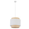 Wisząca lampa okrągła Boho 5653 TK Lighting naturalny biały słomkowy