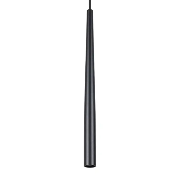 Podłużna lampa wisząca BLISS SL.1462 sopel tuba czarna