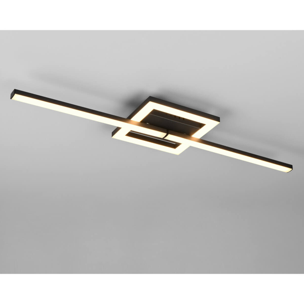Sufitowa lampa ledowa Viale R67303132 17W 3000K czarna