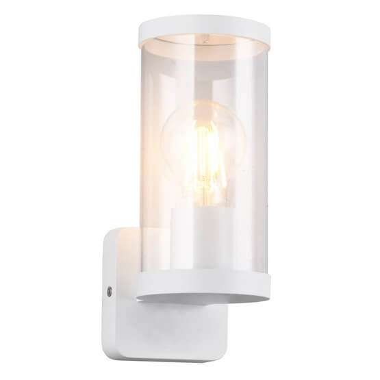 Metalowa lampa ścienna Bonito R21596131 IP44 tuba biały