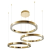 Pierścieniowa lampa wisząca CIRCLE DN924-40+60+80 gold LED 93W 3000K złote