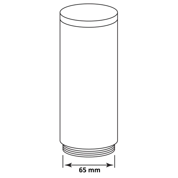 Klosz do lamp ogrodowych OSLO 305220 podłużny biały szary