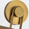 Obrazowa lampa ścienna Wynwood QN-WYNWOOD-PL-L-VBS podłużna mosiądz