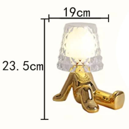 Nocna lampka Hombre CGHOMBRE1 COPEL do sypialni ludzik człowiek złota