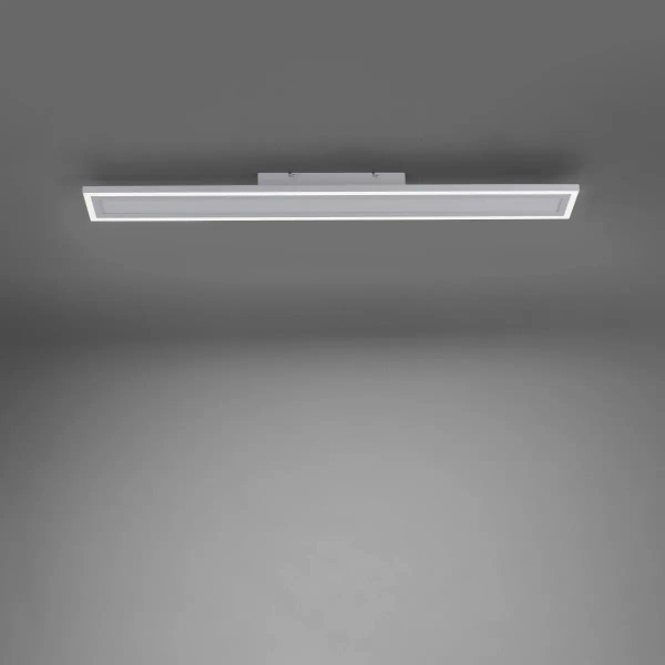 Prostokątna lampa sufitowa EDGING biała 14853-16 1xLED 35W 2700-5000K sterowana pilotem