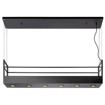 Wisząca lampa nad wyspę MIRAVELLE 21427/06/30 Lucide czarny