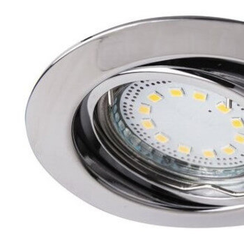 Zestaw 3 sztuki sufitowe oczka LITE 1050 z regulacją IP40 chrom