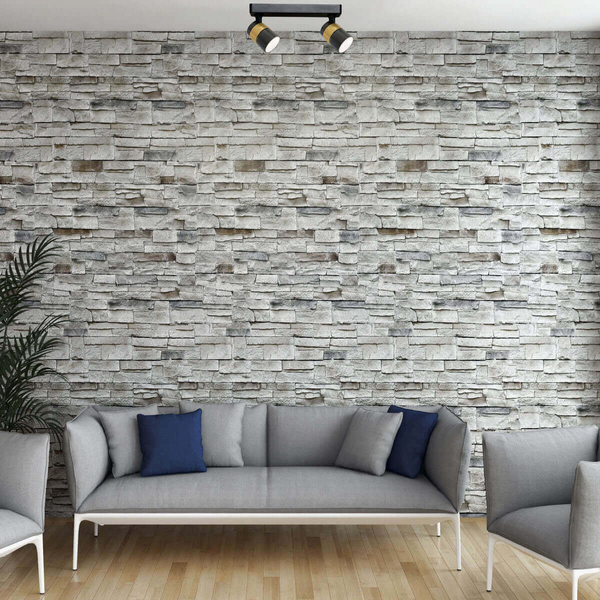 Metalowa lampa reflektorowa Antillo LP-770/2W BK natynkowa na przedpokój złoty czarny