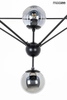 Lampa wisząca Astrifero 15 MSE010100179 balls czarna