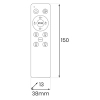 Pilot sterujący szynoprzewodami Slim Magnetic ML2233 Tuya czarny
