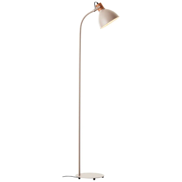 Stojąca lampa metalowa Erena 94556/20 do salonu szara