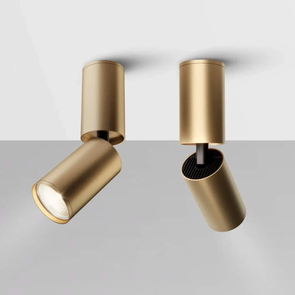 Oprawa wpuszczana natynkowa Focus C051CL-01G mosiądz