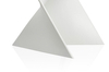 Designerski stolik Zik PC-053.WHITE geometryczny biały