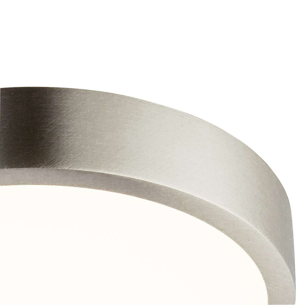LAMPA sufitowa VITOS 12366-15 Globo okrągła OPRAWA metalowa LED 15W 4000K plafon nikiel