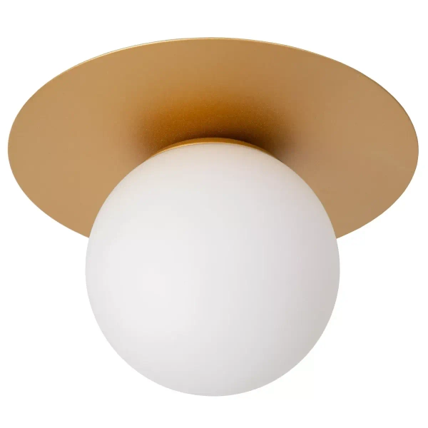 Sufitowa lampa TRICIA 79187/01/02 Lucide kula mosiądz biała