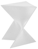 Designerski stolik Zik PC-053.WHITE geometryczny biały outlet  