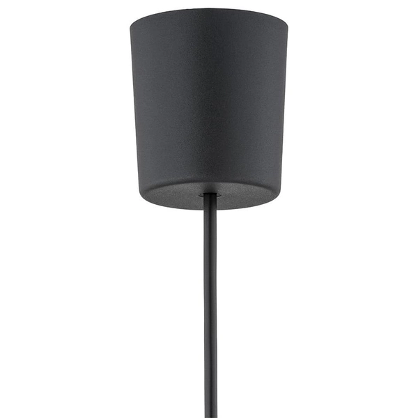 Salonowa lampa wisząca Rondo 3464 TK Lighting okrągła z kloszem czarna