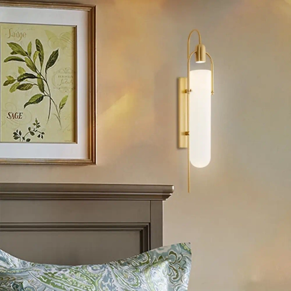 Ledowa naścienna lampa Balde CGBALDE65 LED 5W 3000K do przedpokoju złoty