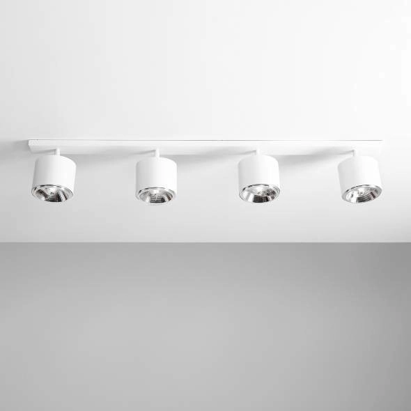 Plafon nowoczesny BOT 1046PL_L Aldex tuby regulowane do jadalni białe