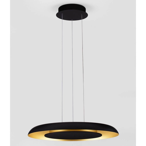 Wisząca lampa regulowana CAPINOTA LE44798 LED 38W 2700-4000K czarna złota