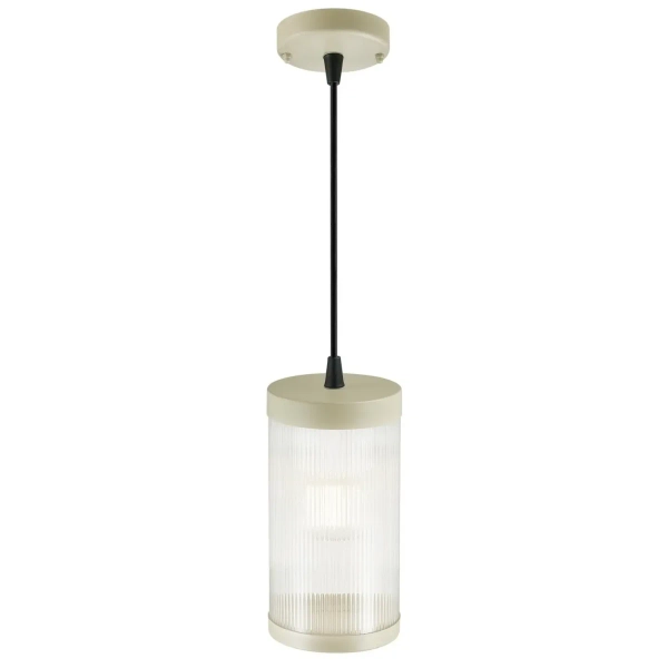 Wisząca lampa zewnętrzna tuba Coupar 2218053008 IP54 beżowy