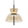 Lampa wisząca kopuła Bangkok MOD185PL-L12CG3K2 LED 12W 3000K mosiądz czarna