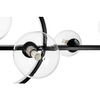 Lampa wisząca do salonu Alure Line Twin MSE010100346 Moosee LED 16W 3000K czarna