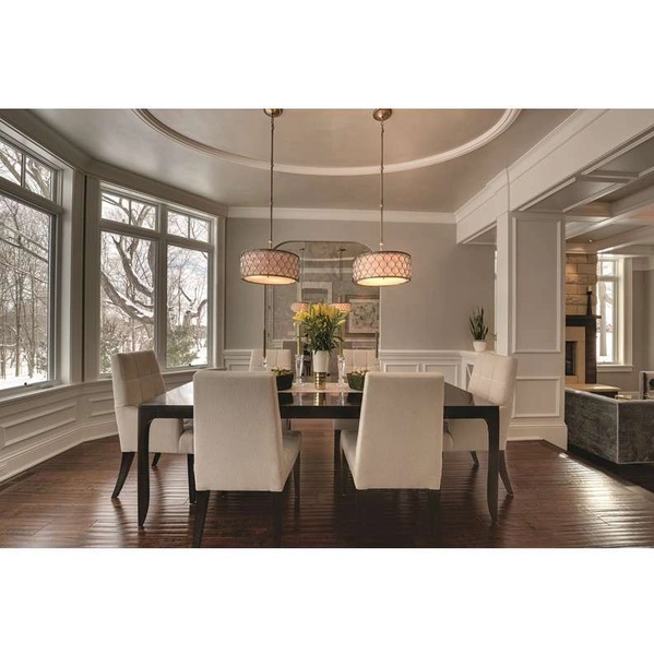 LAMPA wisząca FE-LUCIA-B Elstead FEISS szklana OPRAWA okrągły ZWIS antyczny oksydowane srebro