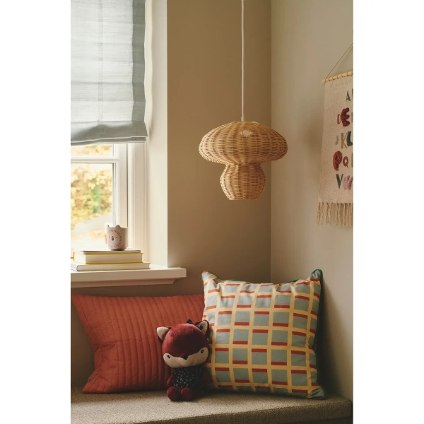 Ratanowa lampa wisząca Allie 2412753060 boho beżowy