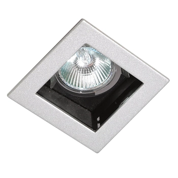 Wpuszczana lampa sufitowa Relio DL-101D/SY Italux kwadratowa metalowa srebrna