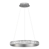 Wisząca lampa z kryształkami MONTALO LE45402 LED 35W 3000K glamour srebrna
