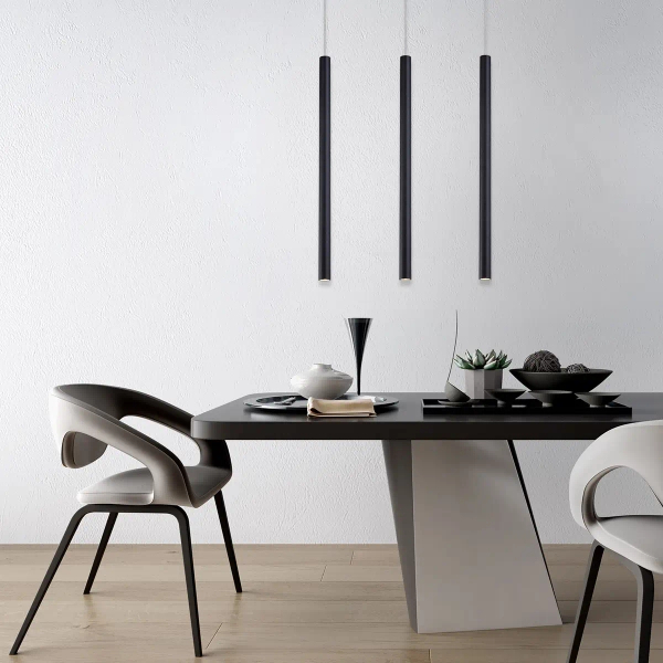 Lampa punktowa wisząca Lungo LP-894/3L BK Light Prestige zwis czarny