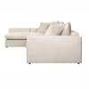 Sofa 3-osobowa do salonu S5135 WHITE CHENILLE Richmond Interiors szenilowa biała