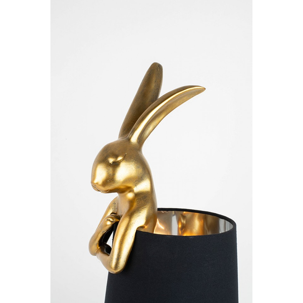 Lampa stołowa Kare Rabbit 53470 dekoracyjna złota czarna