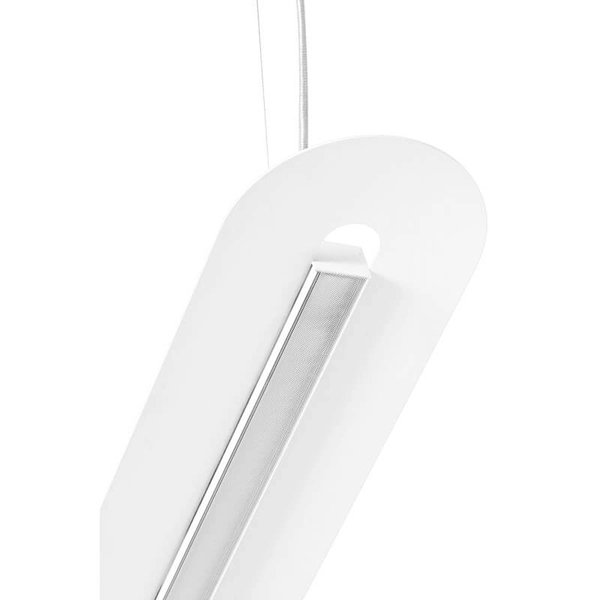 Podłużna lampa wisząca Senkei SNB611P2 LED 24W 3000K listwa biała