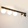 Przysufitowa lampa Tavira 41262 kulista tuby metalowe białe czarne