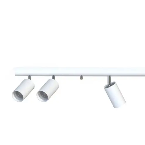 Regulowana lampa sufitowa EYE SPOT 6607 metalowe tubki białe