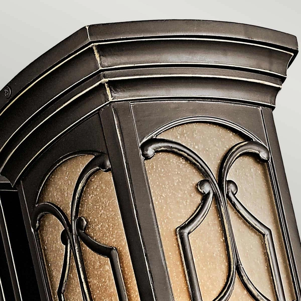 Lampa zewnętrzna na elewację KL-FRANCEASI-M Kichler metal brązowa